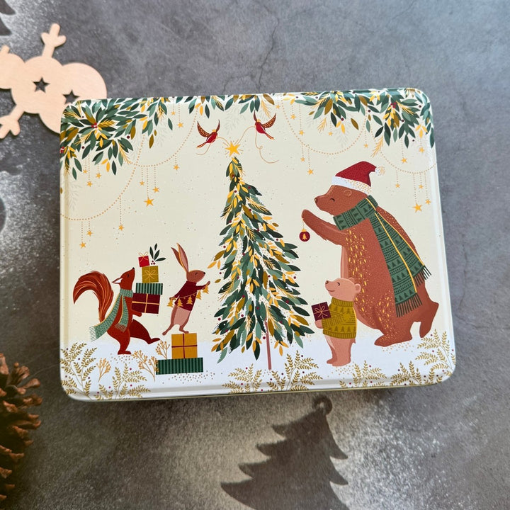 Woodland Tale Bear Biscuit Tin - Sara Miller - Ruby's Home Store