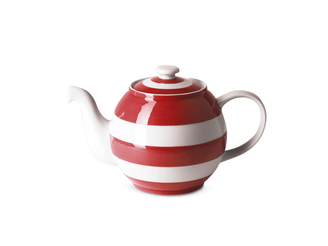 Cornishware Round Betty Tea Pot - Small - Red