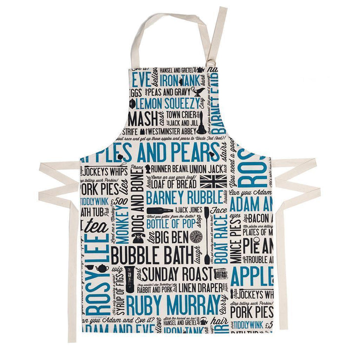 Cockney Rhymning Slang Apron - Victoria Eggs - Rubys Home Store 
