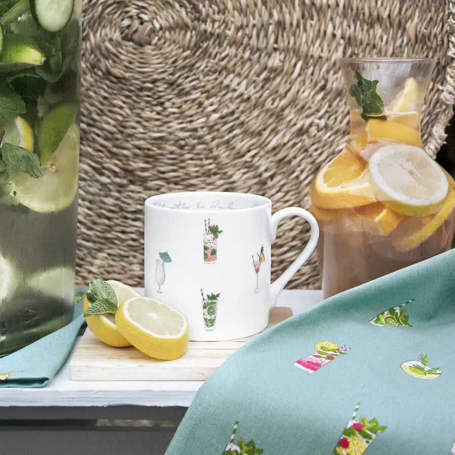 Cocktails Tea Towels - Set of 2 - Sophie Allport - Rubys Home Store 