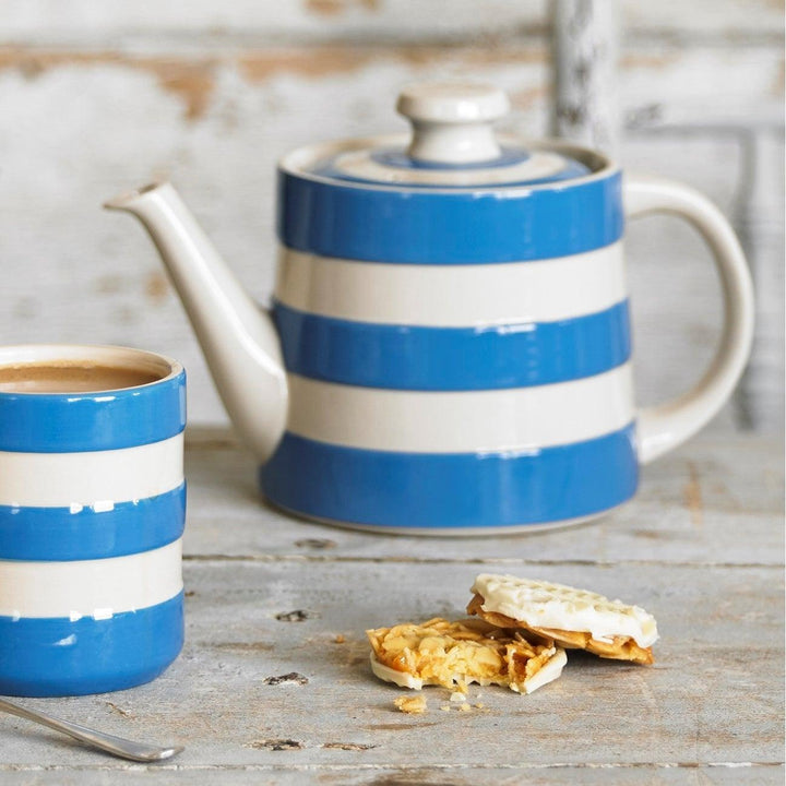 Cornishware Classic Teapot - Cornish Blue - Rubys Home Store 