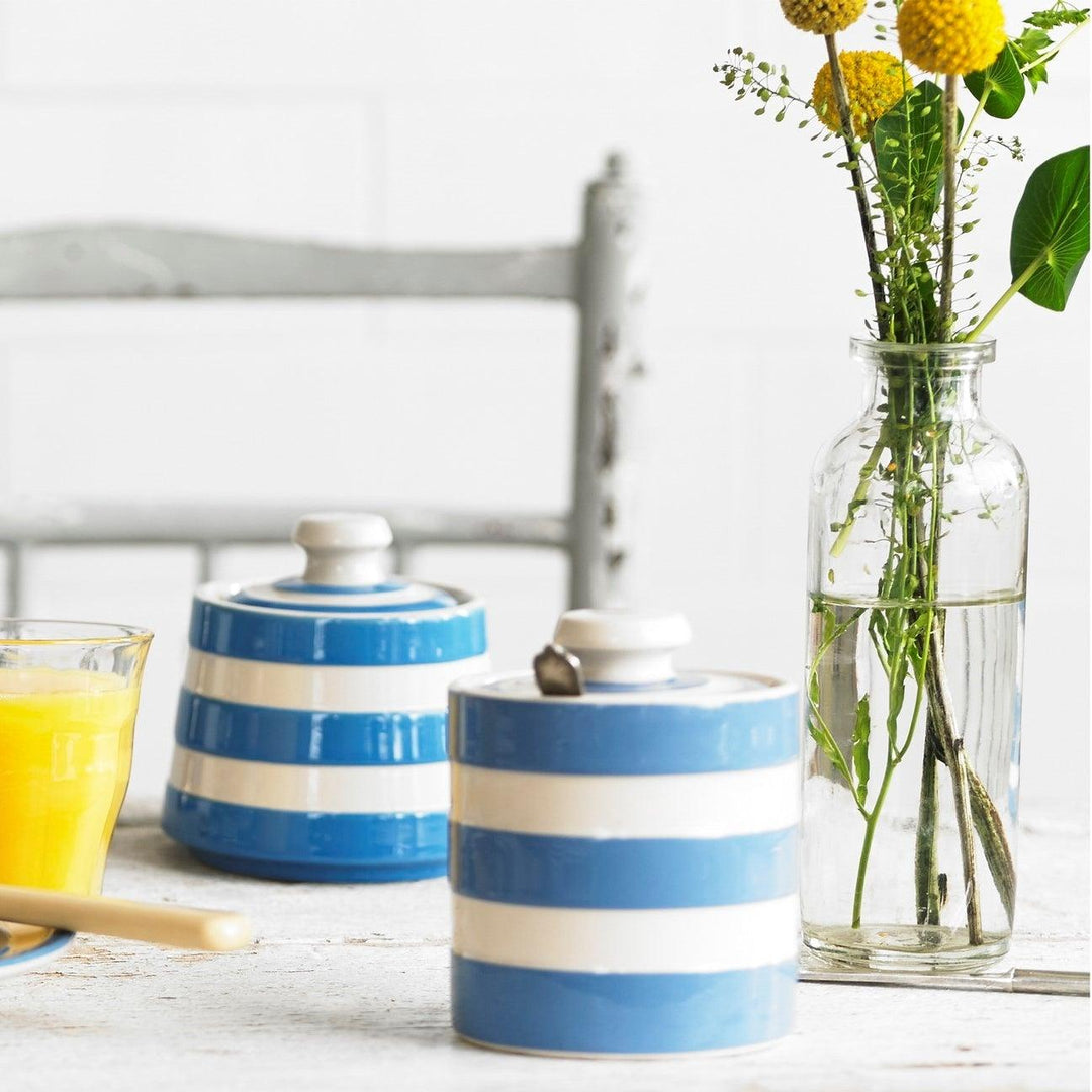 Cornishware Honey/Marmalade Jar - Cornish Blue - Rubys Home Store 