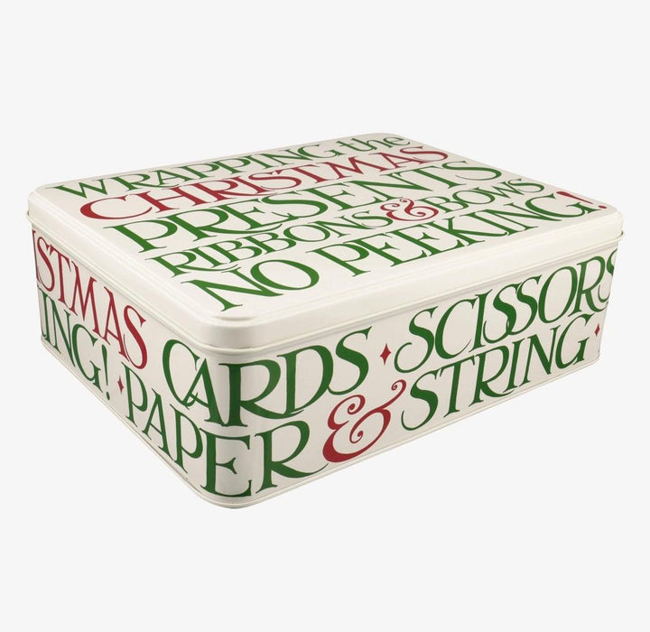 Emma Bridgewater Christmas Toast & Marmalade Wrapping Extra Large Tin - Rubys Home Store 
