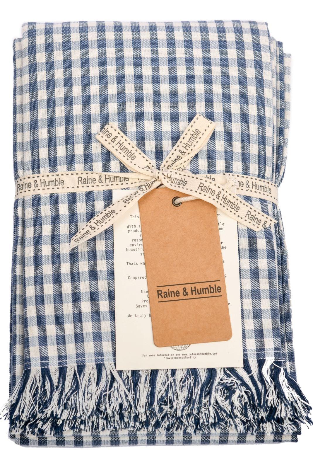 Gingham Tablecloth - Blueberry - Rubys Home Store 
