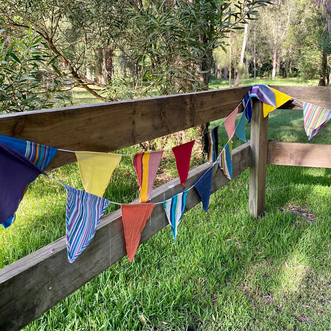 Large Striped Bunting - 10metres - Rubys Home Store 
