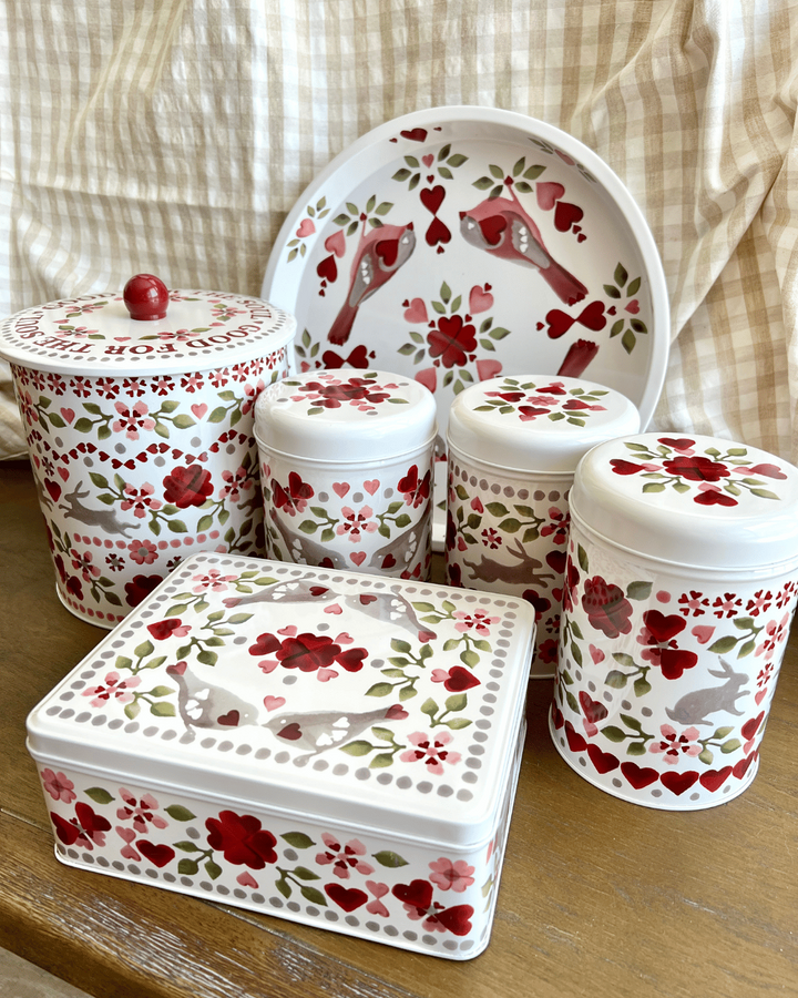 Lovebirds Round Tin Tray  - Emma Bridgewater