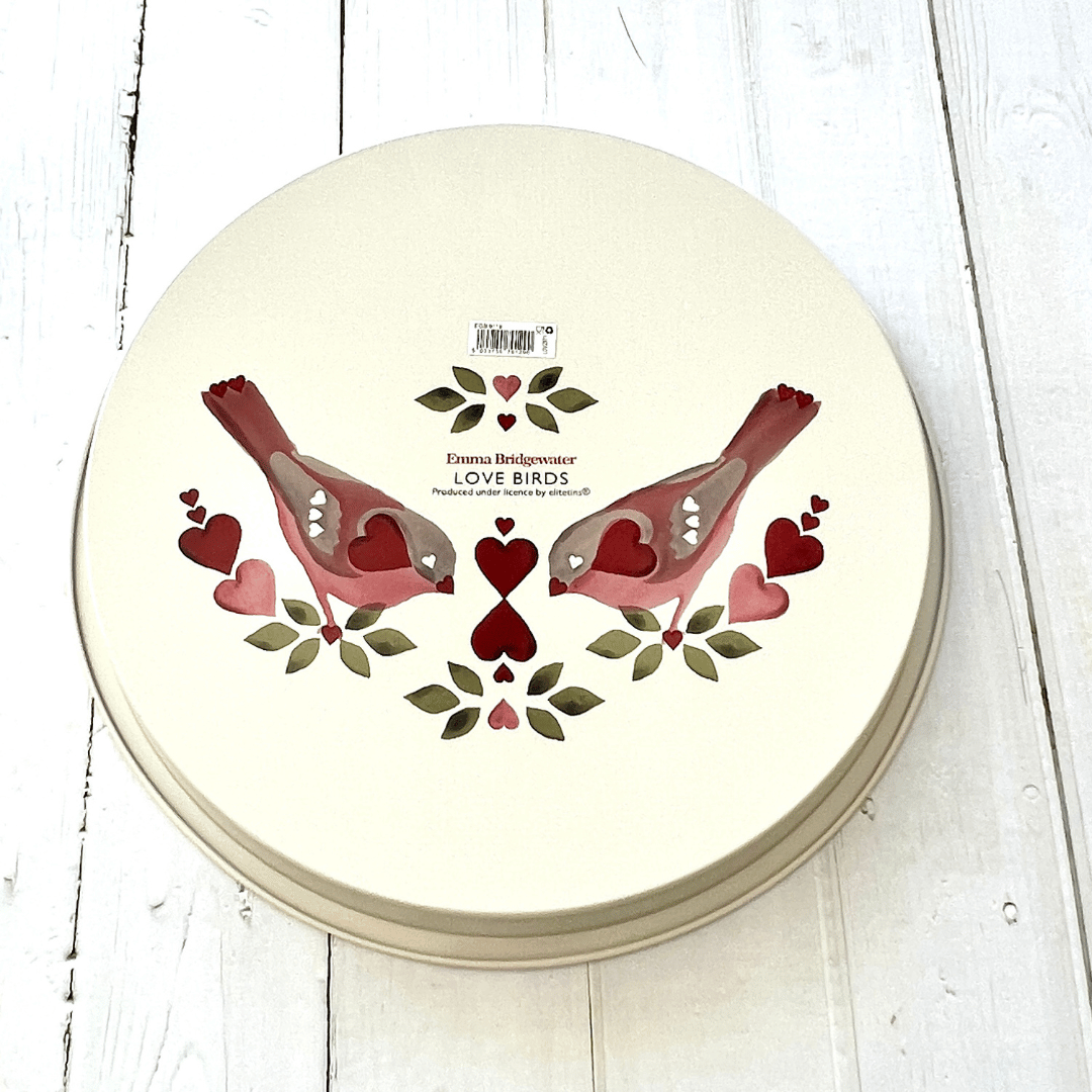 Lovebirds Round Tin Tray  - Emma Bridgewater