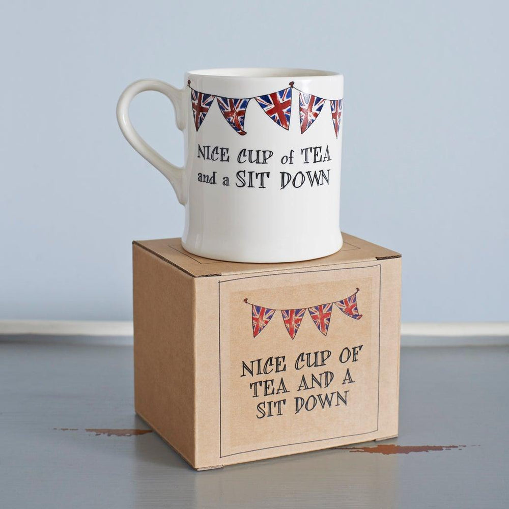 Nice Cup of Tea Bunting Mug - Rubys Home Store 