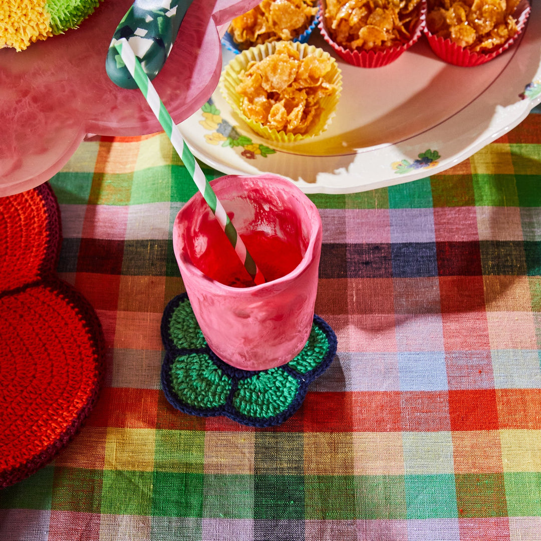 Bettina Crochet Coasters - Pea - Sage x Clare
