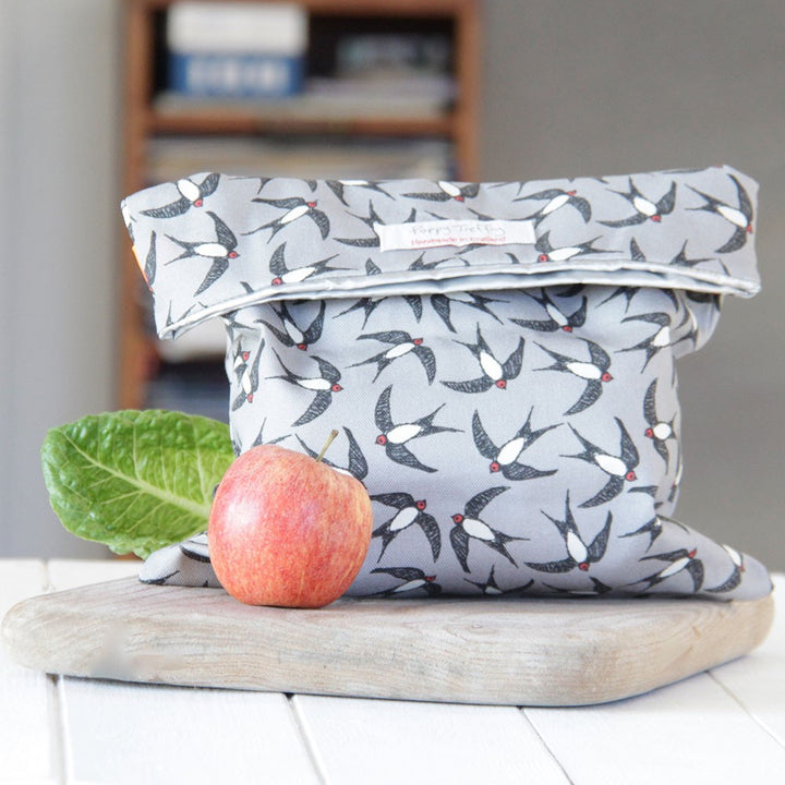 Swallows - Organic Cotton Lunch Bag - Poppy Treffry